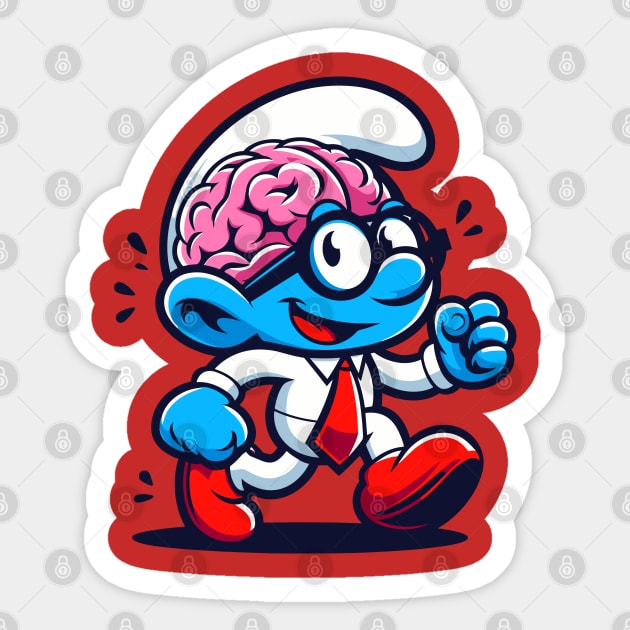 Brainy 1 Sticker by Juancuan